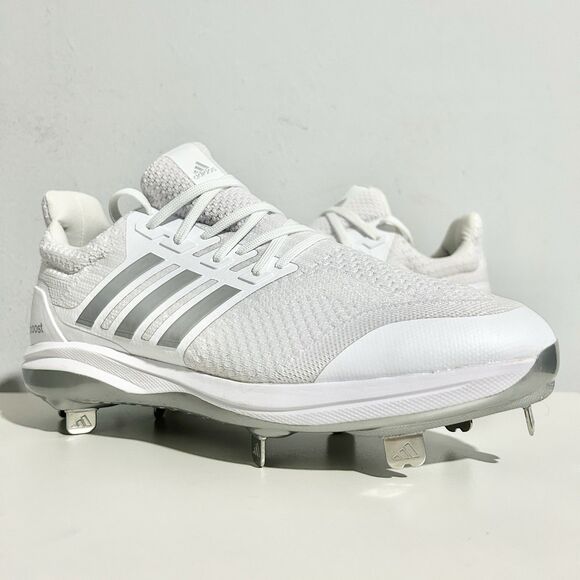 Adidas UltraBoost DNA 5.0 “White Metallic Silver” Men’s Size 10 Baseball Cleats